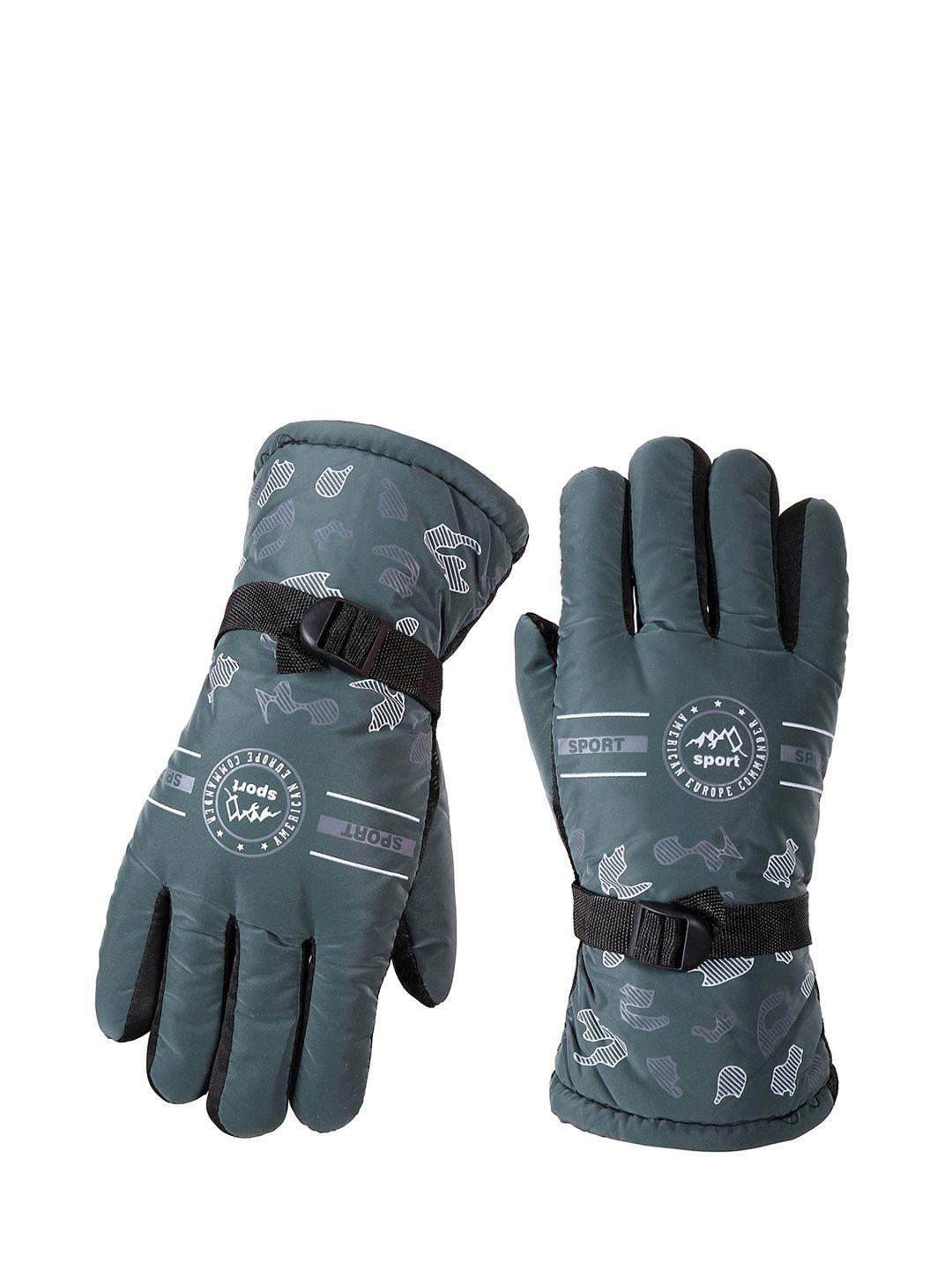 alexvyan men printed protective riding gloves