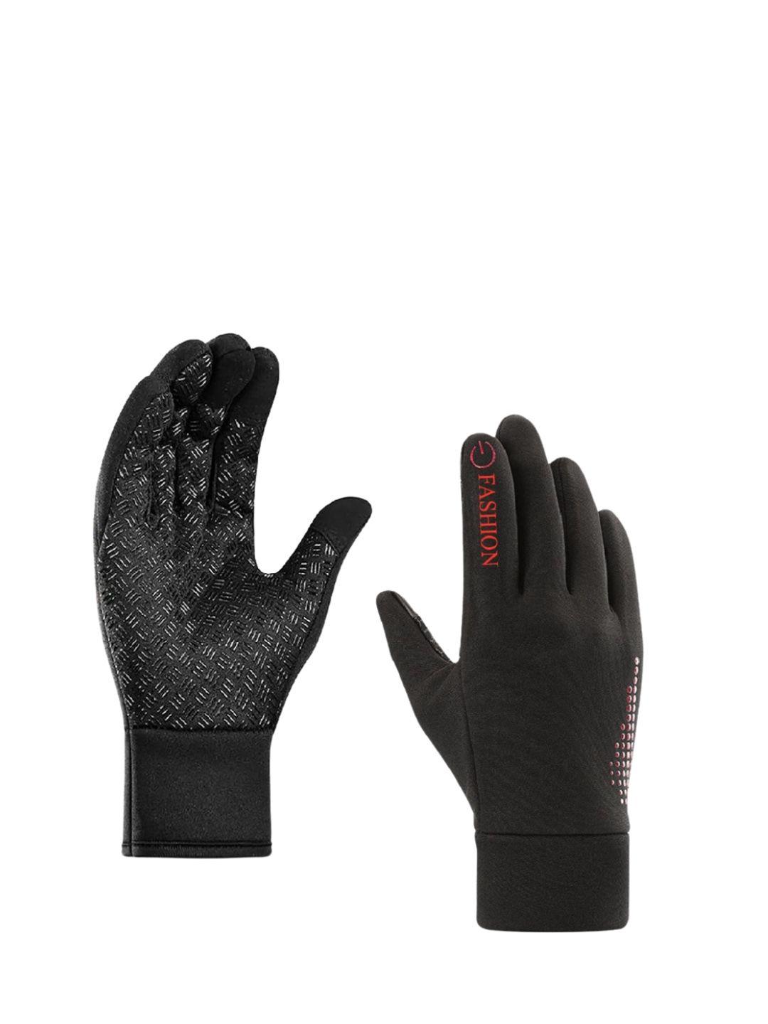 alexvyan men printed protective riding gloves