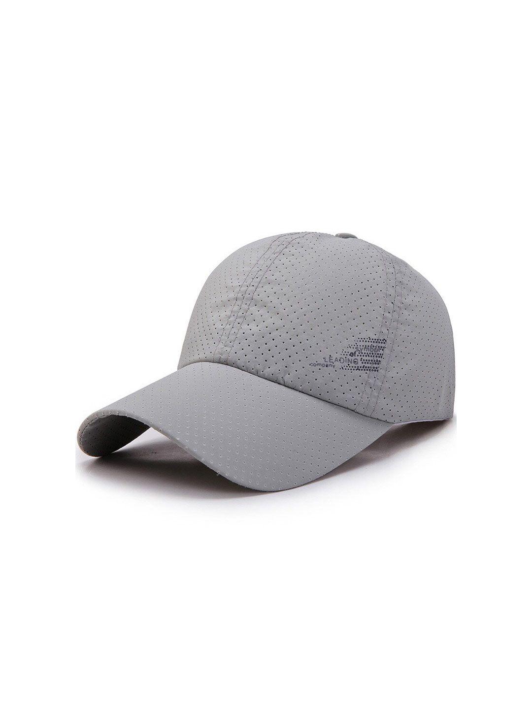 alexvyan men grey printed baseball cap