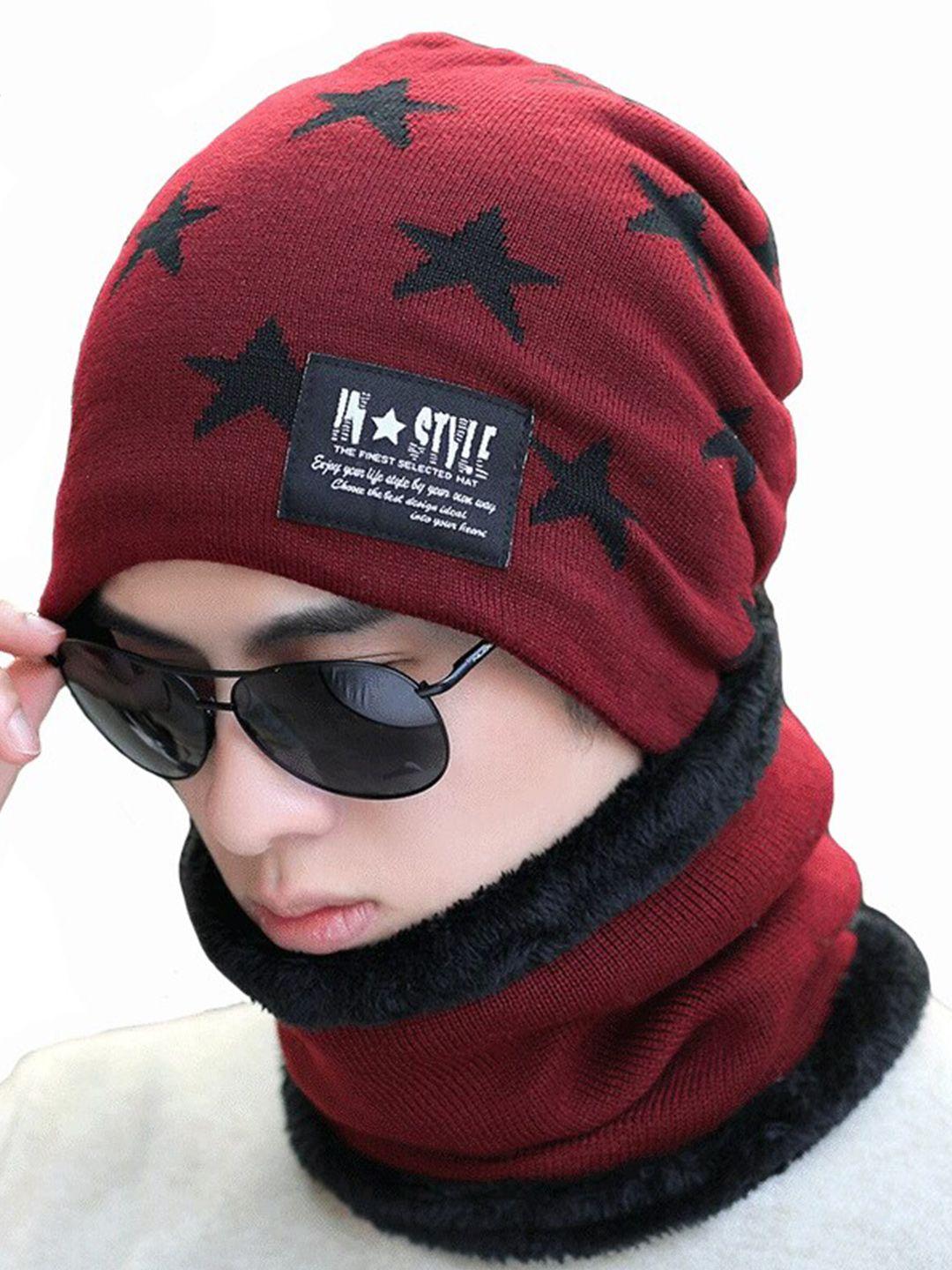 alexvyan men self design beanie