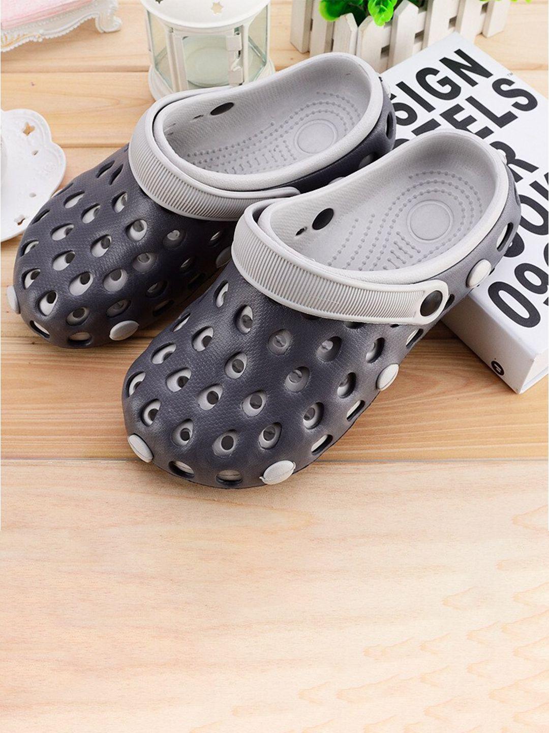 alexvyan men self design clogs