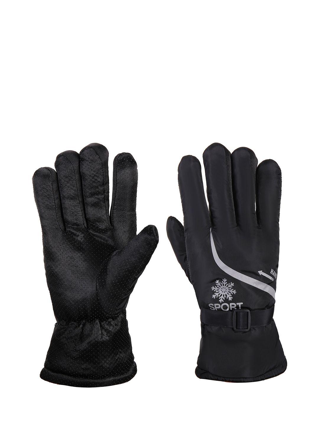alexvyan men textured wind proof gloves