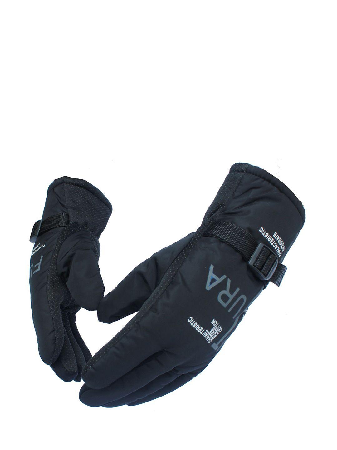 alexvyan set of 2 windproof comfortable fleece riding gloves