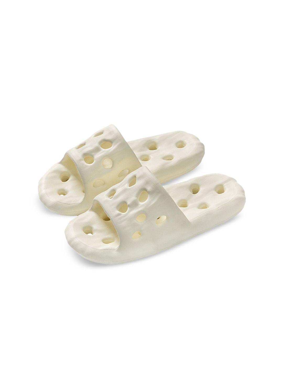 alexvyan women textured croslite sliders