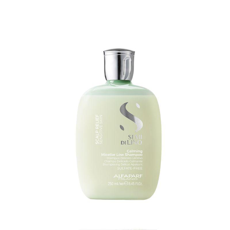 alfaparf milano semi di lino scalp relief calming micellar low shampoo
