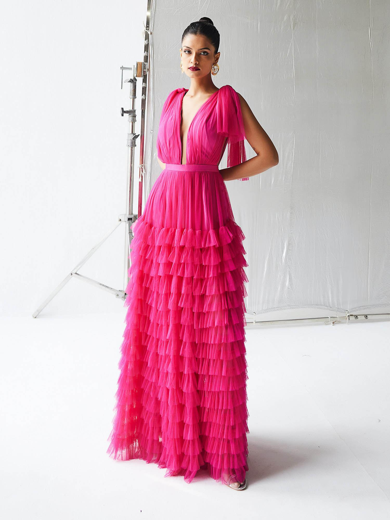 aliana pink dress
