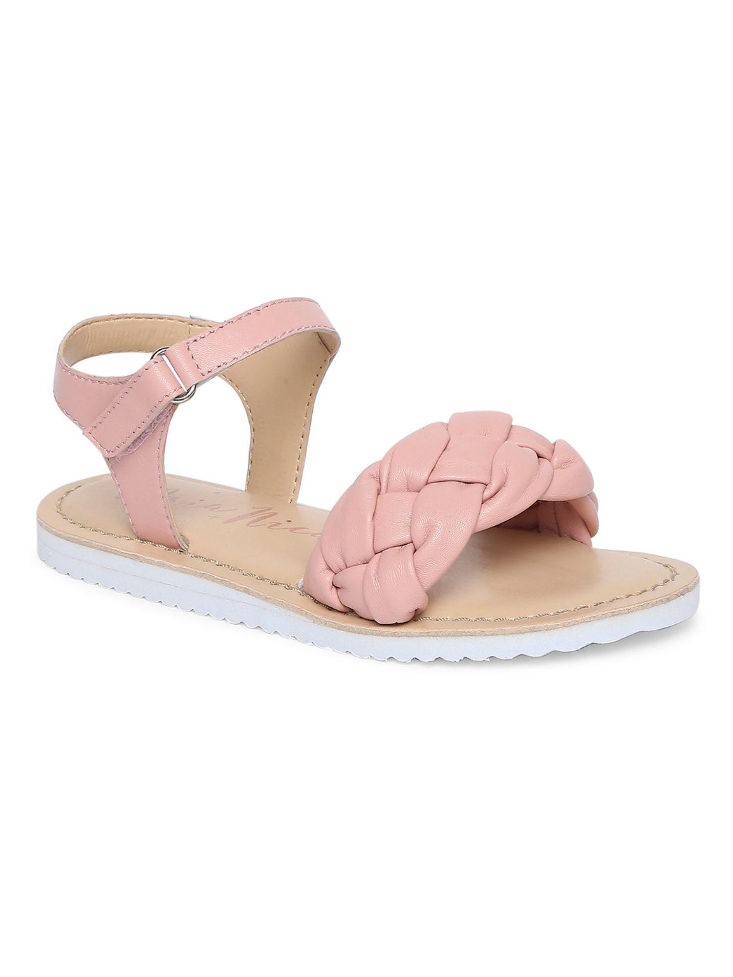 alice pink round toe sandals