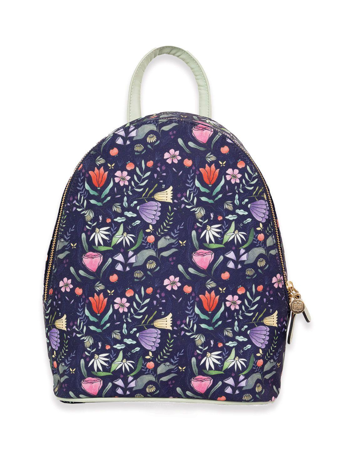 alicia souza floral printed backpack