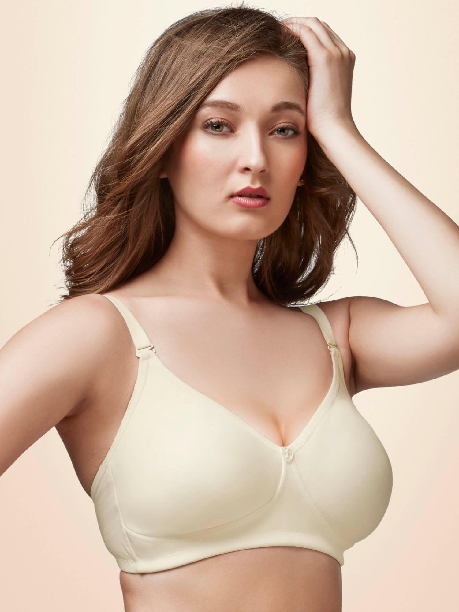 alisa women full cup bra - nude