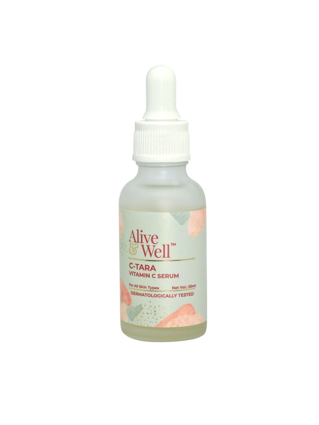 alive & well c-tara vitamin c serum for all skin types - 30 ml