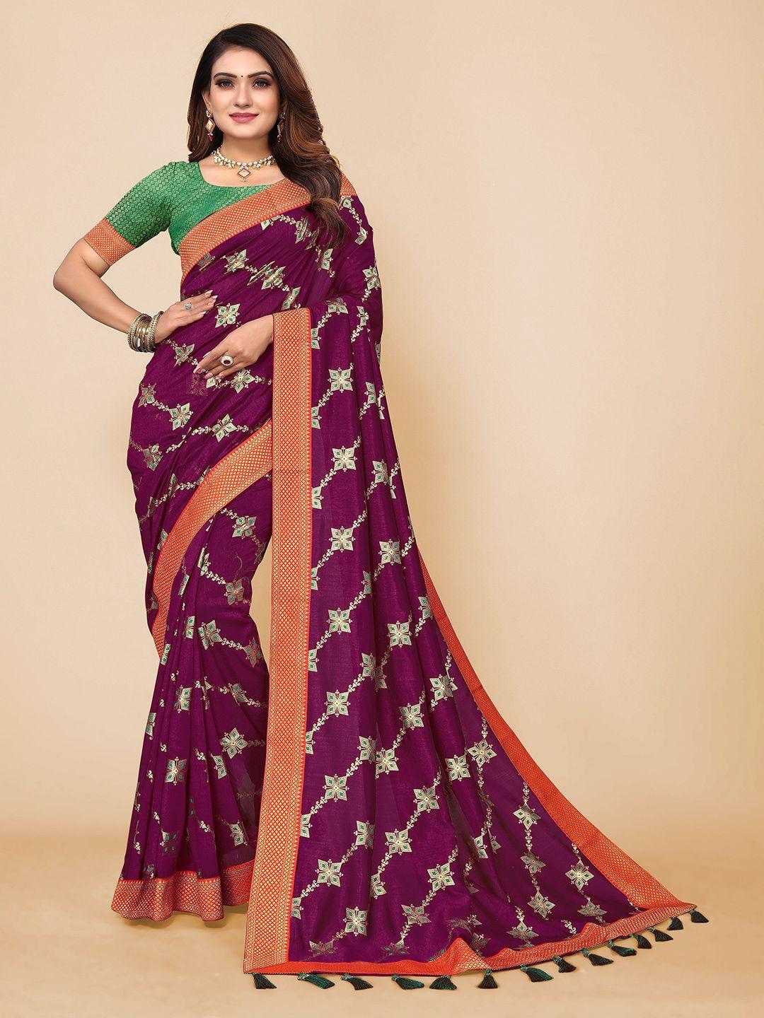 all about you ethnic motifs woven design zari pure silk saree