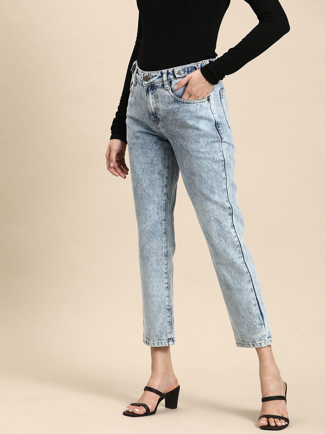 all about you acid wash pure cotton jeans