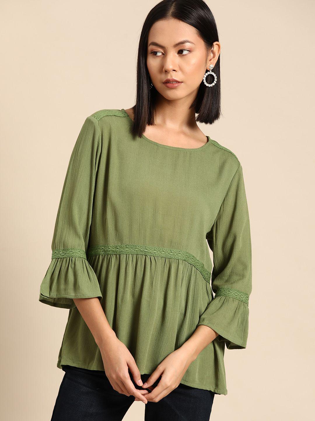all about you bell sleeves a-line top