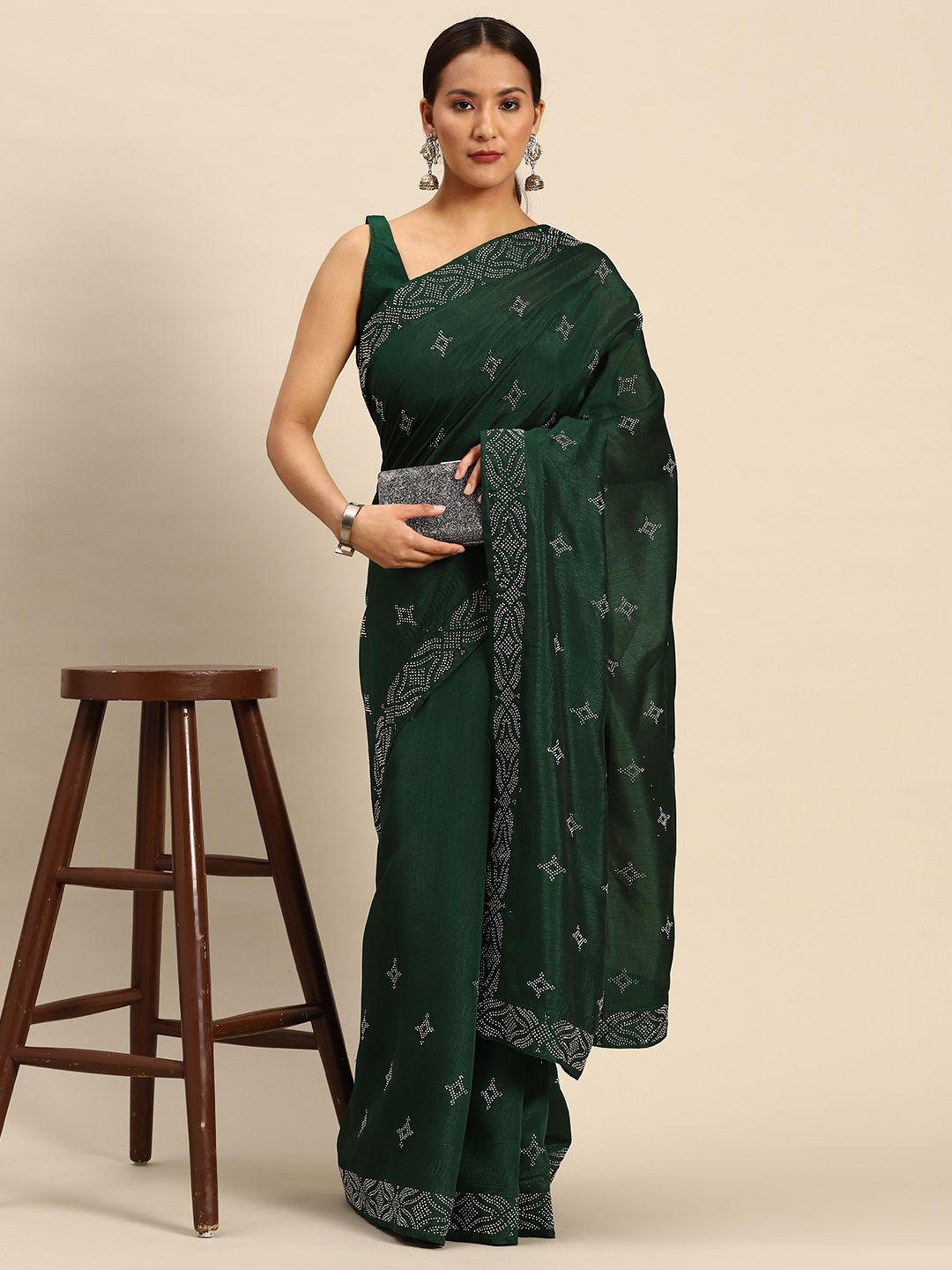 all about you ethnic motifs beads & stones saree