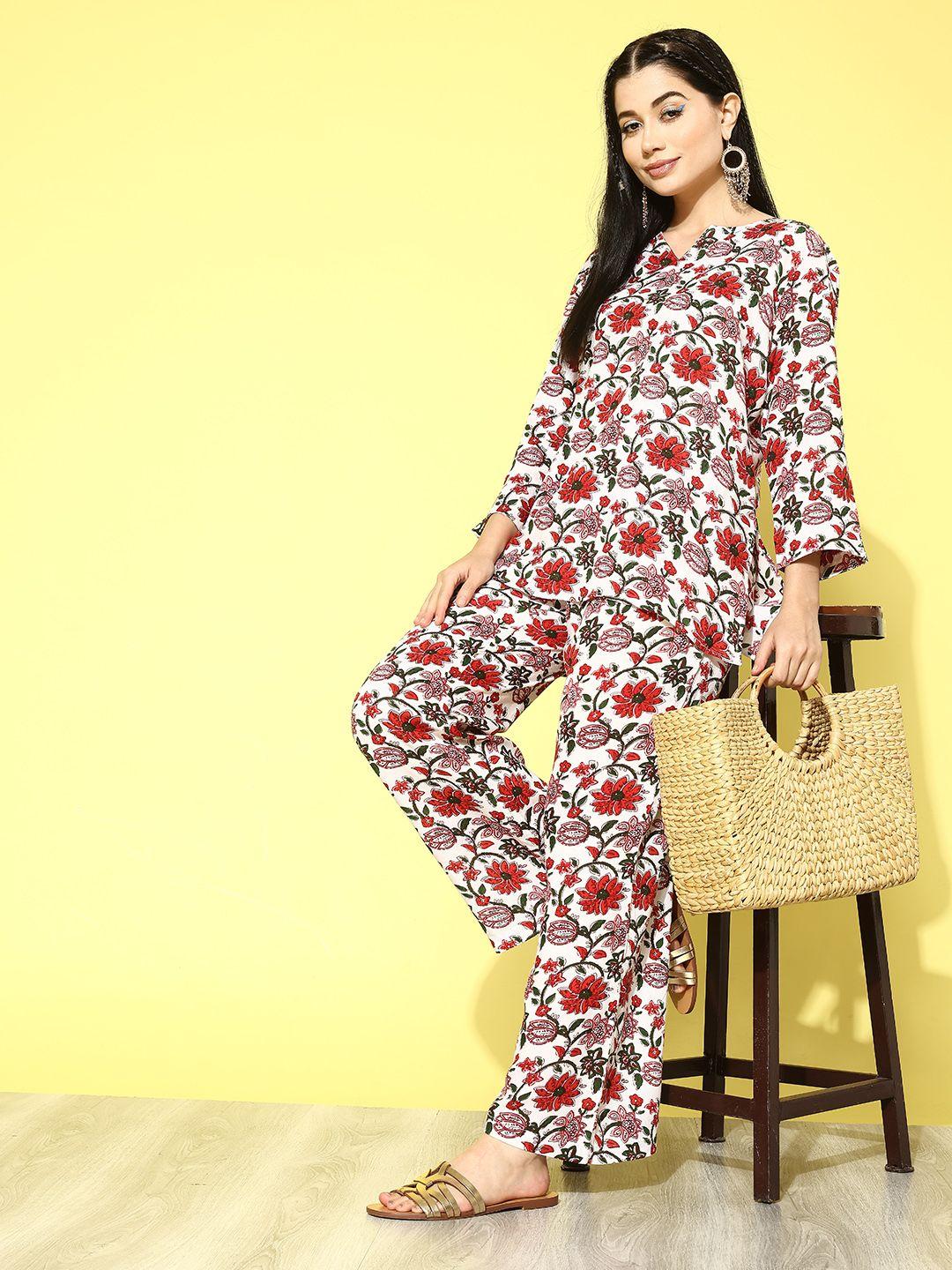 all about you floral print co-ords