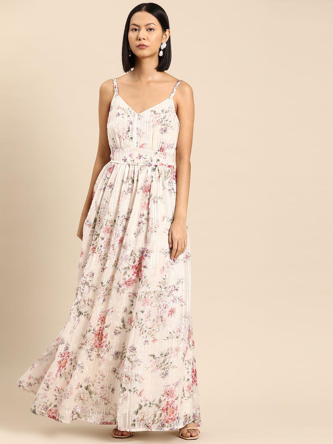 all about you floral print maxi dress