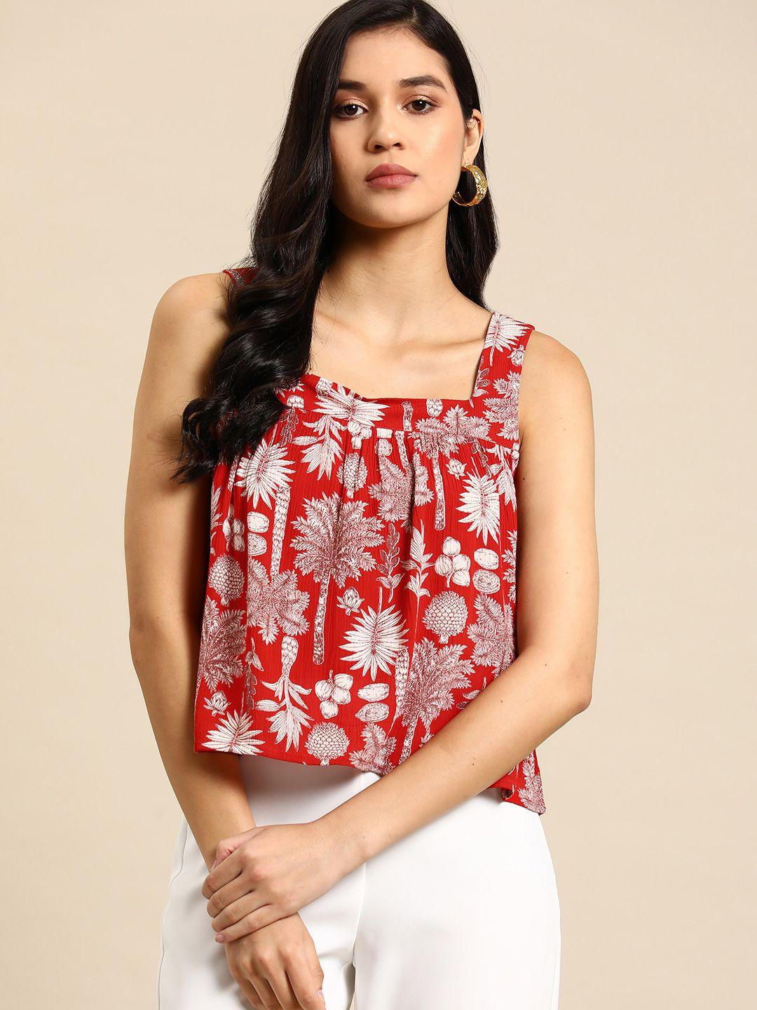 all about you floral print top