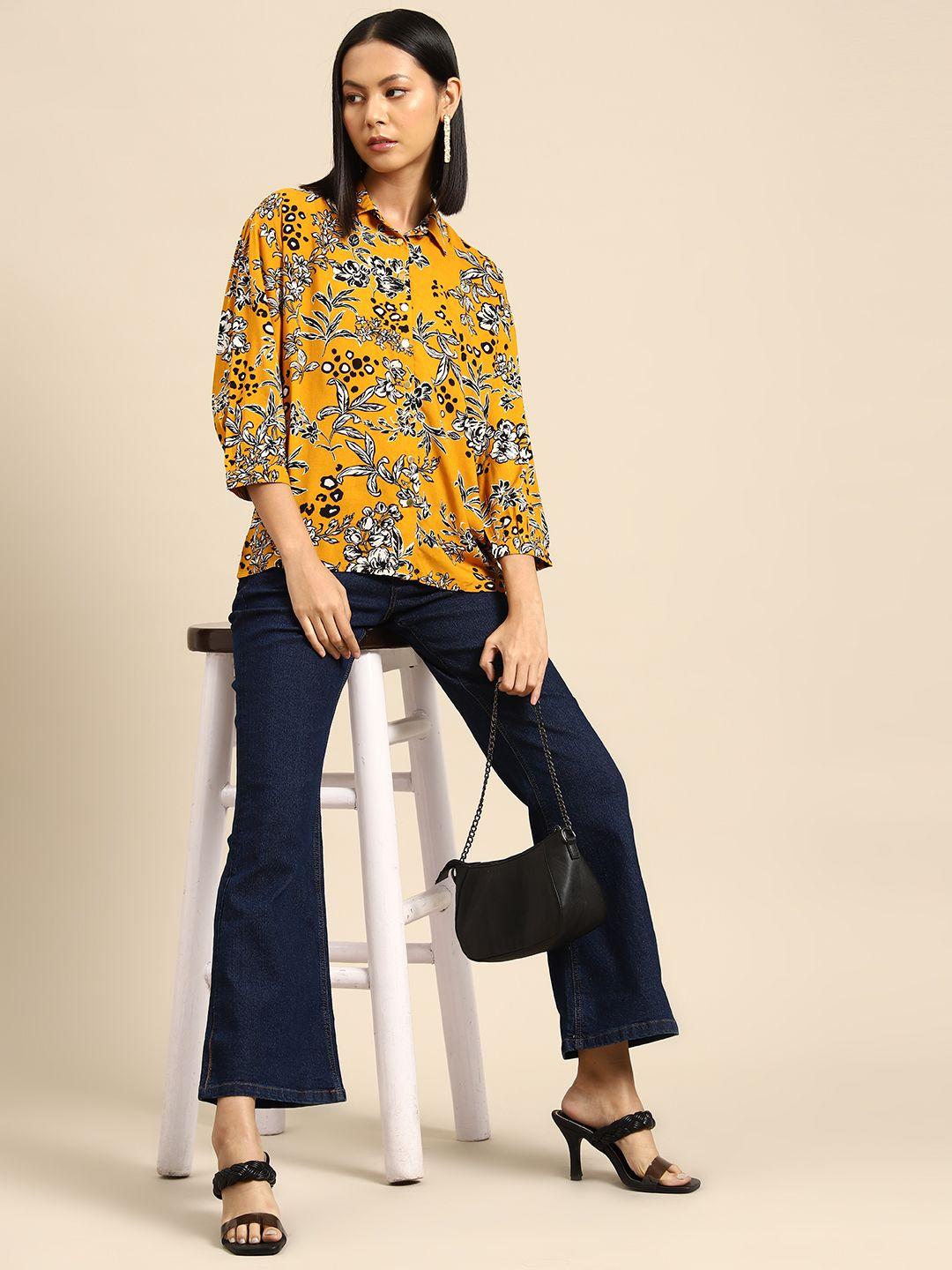 all about you floral printed casual shirt