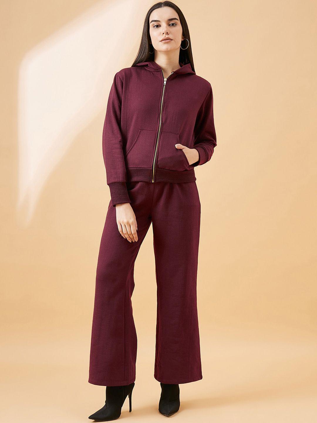 all about you hooded sweatshirt & flared trousers