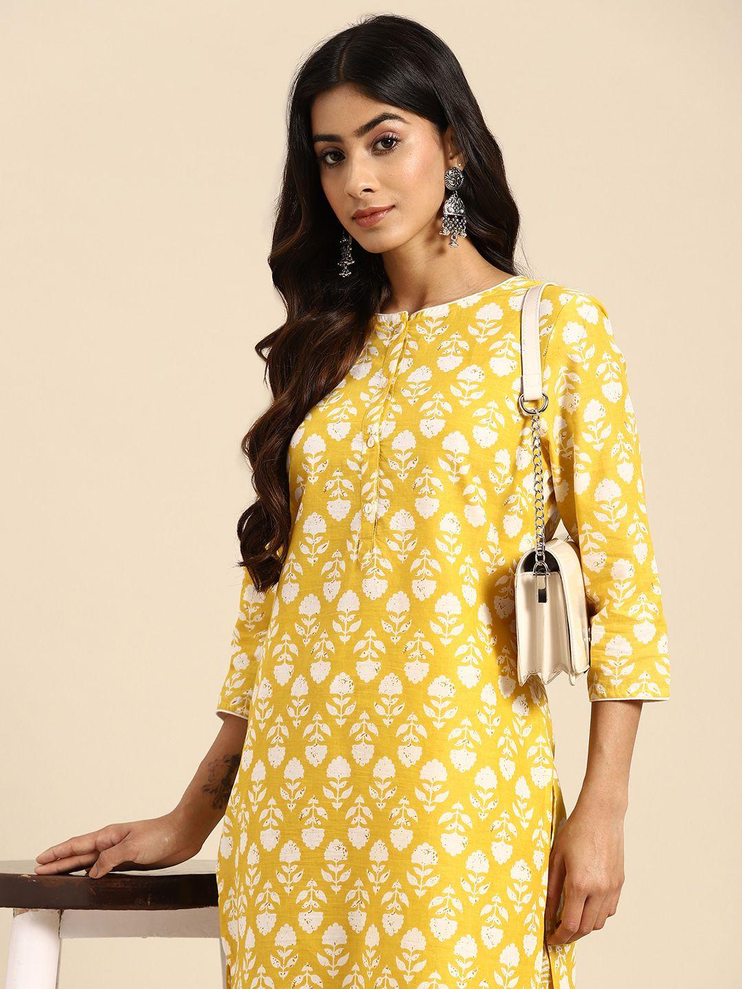 all about you printed kurta with palazzos