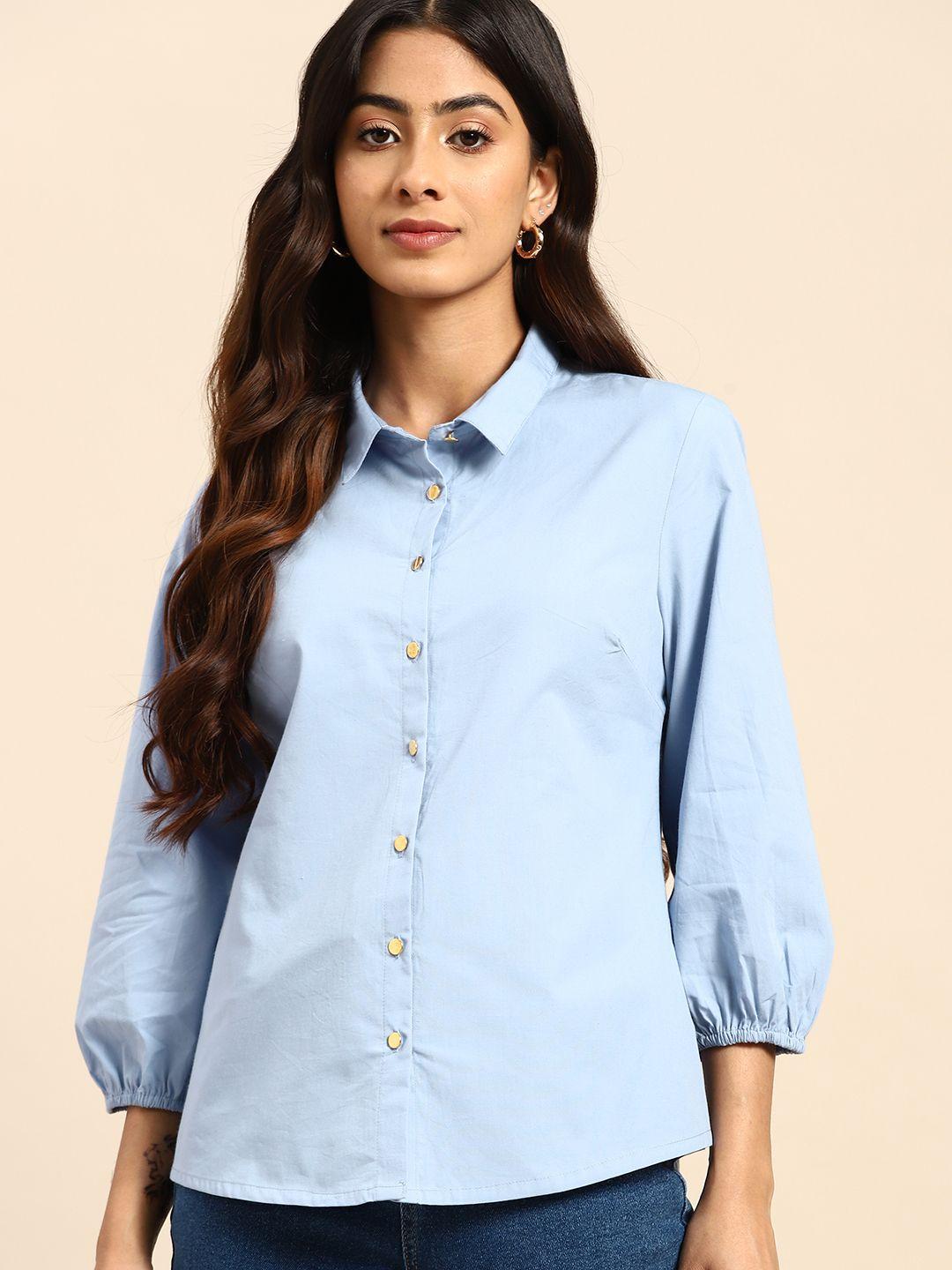 all about you pure cotton casual shirt