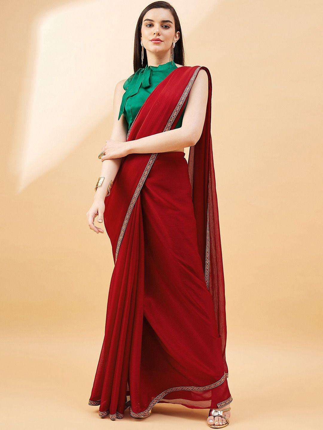 all about you satin saree