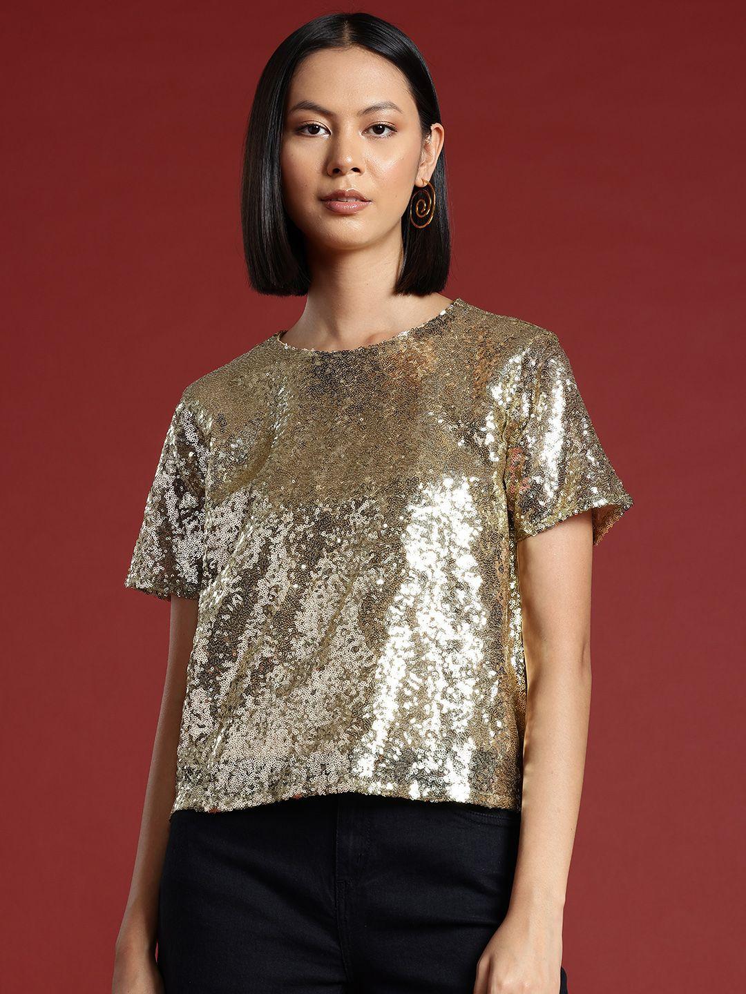 all about you sequinned top