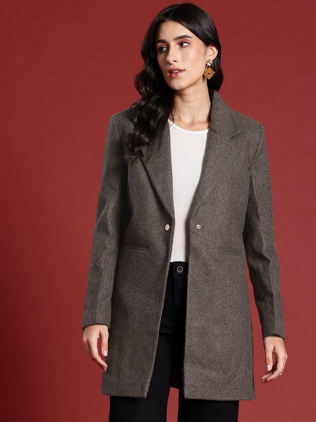 all about you solid regular overcoat