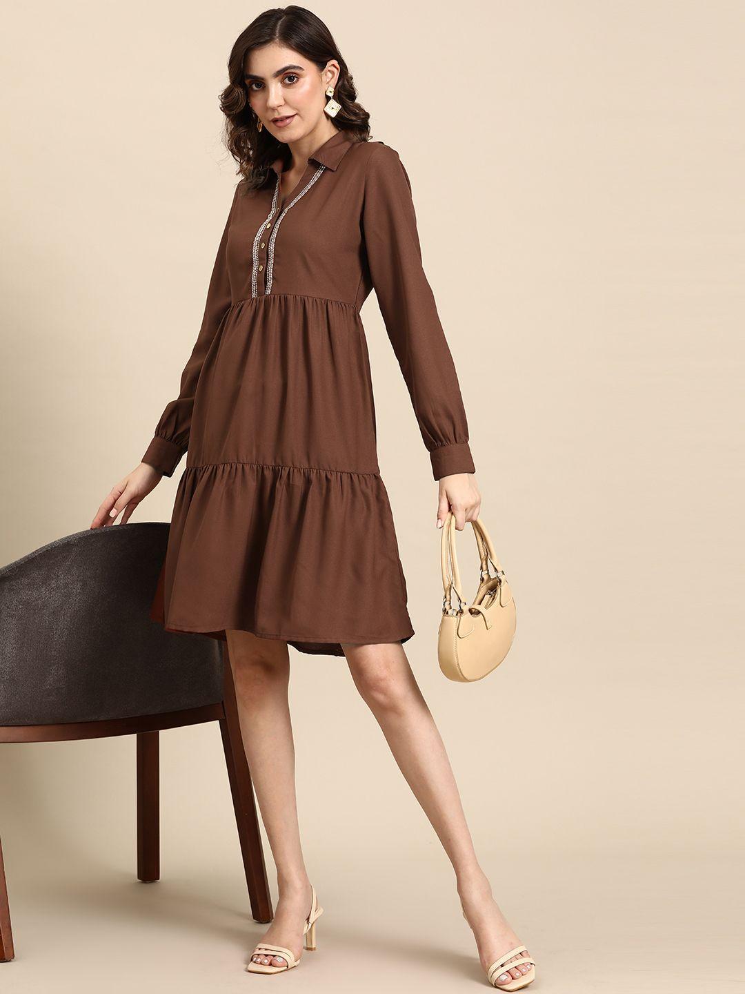 all about you tiered shirt dress