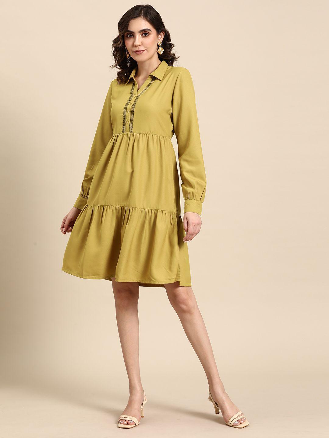 all about you tiered shirt dress