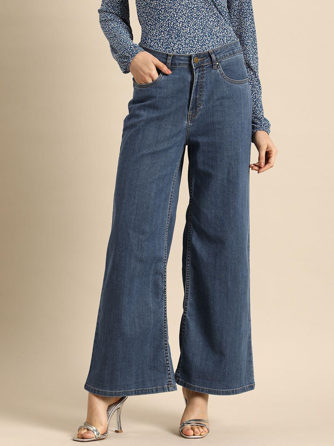 all about you wide leg high-rise jeans