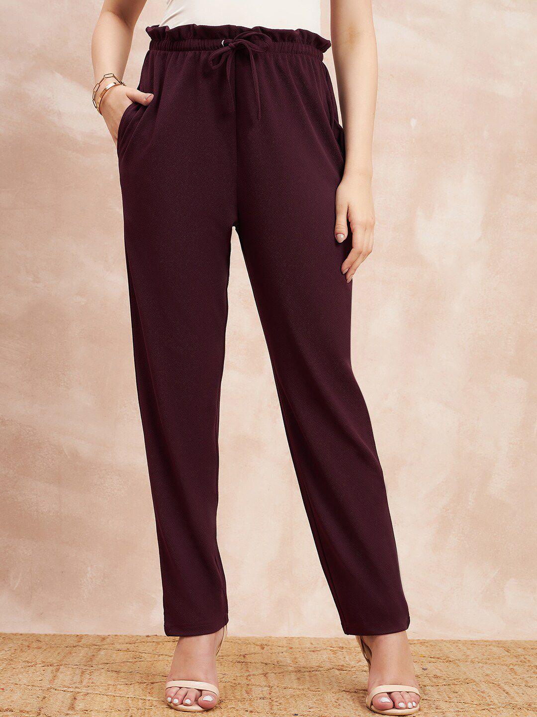 all about you women comfort high-rise trousers