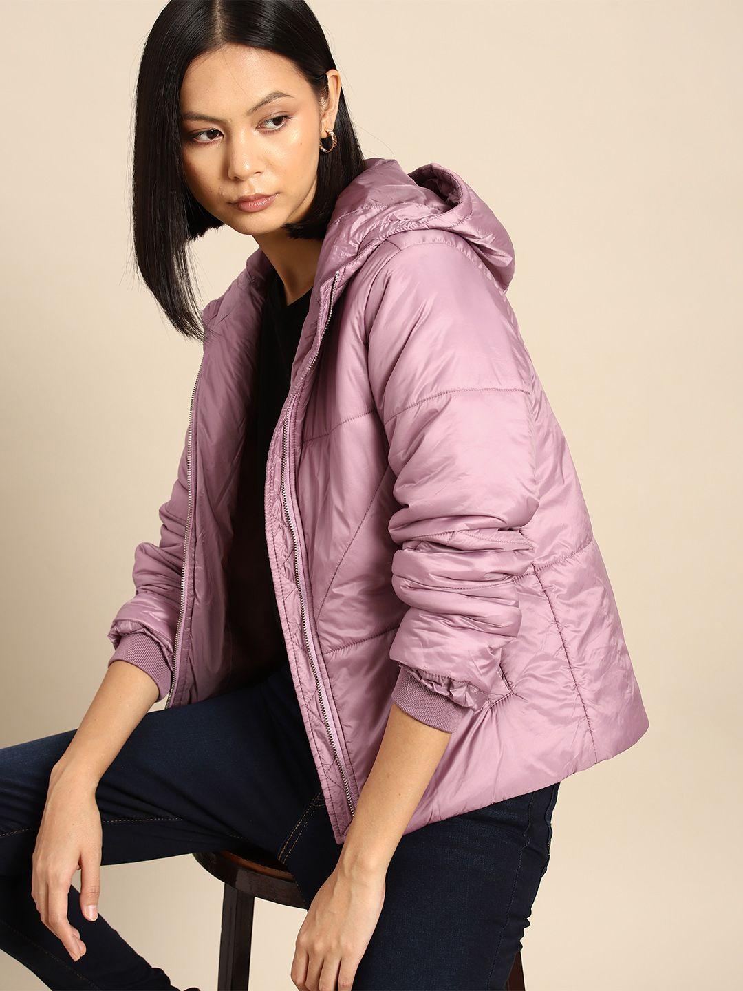 all about you women hooded padded jacket