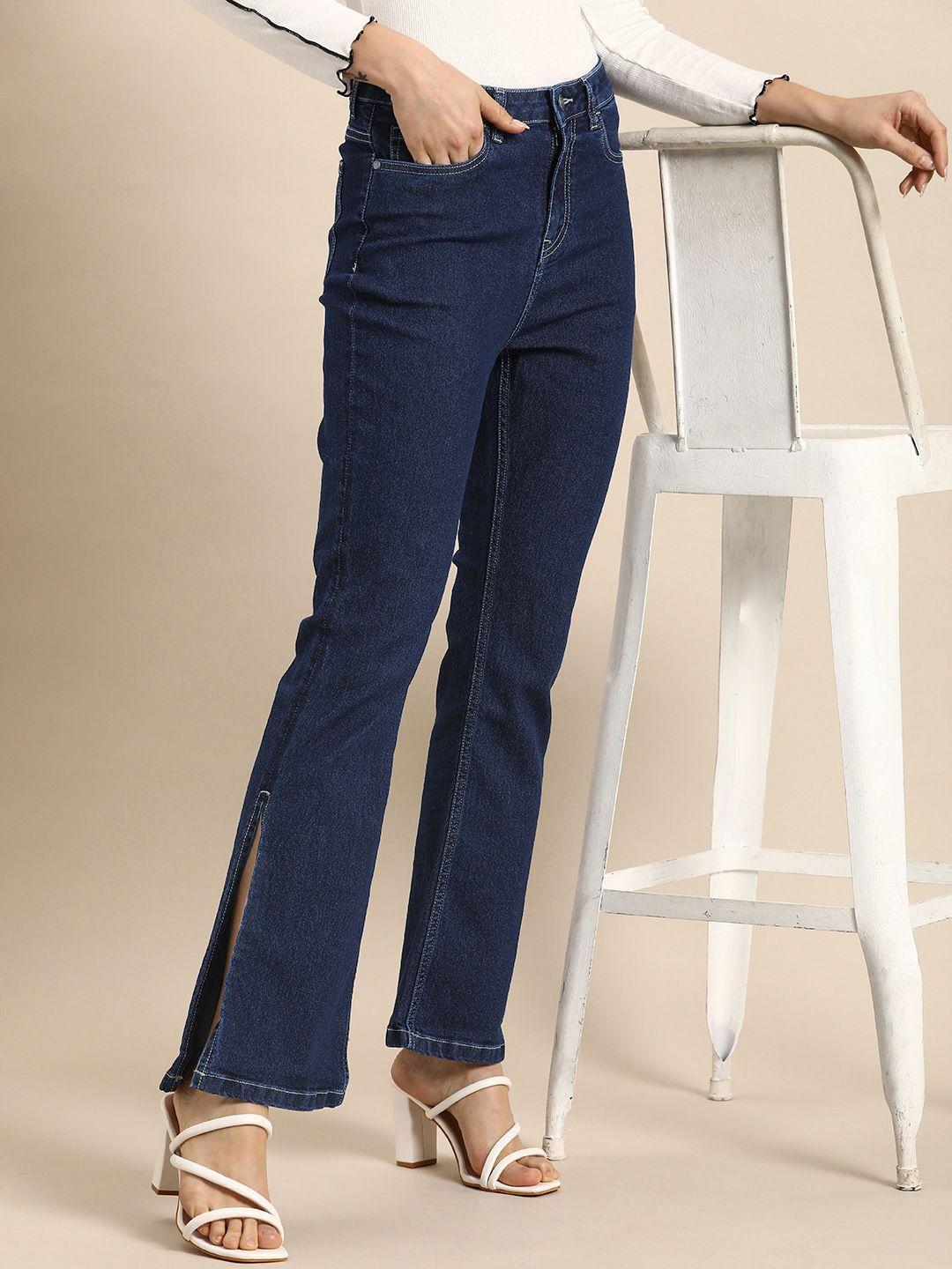 all about you women mid rise bootcut stretchable jeans