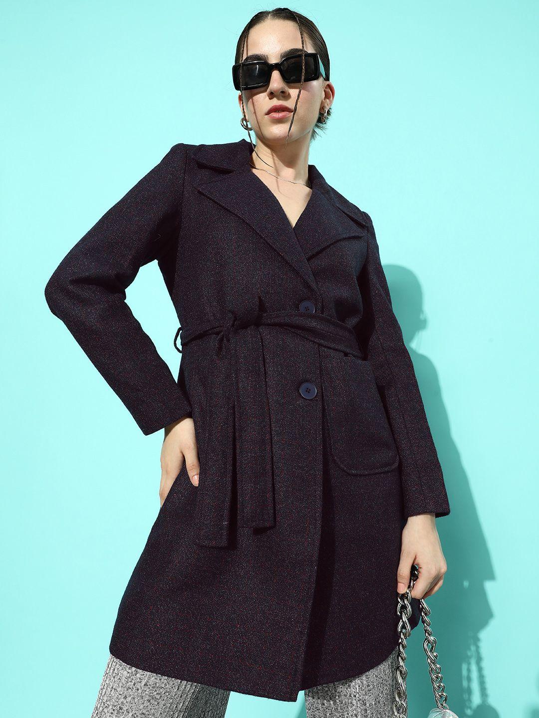 all about you women solid overcoat