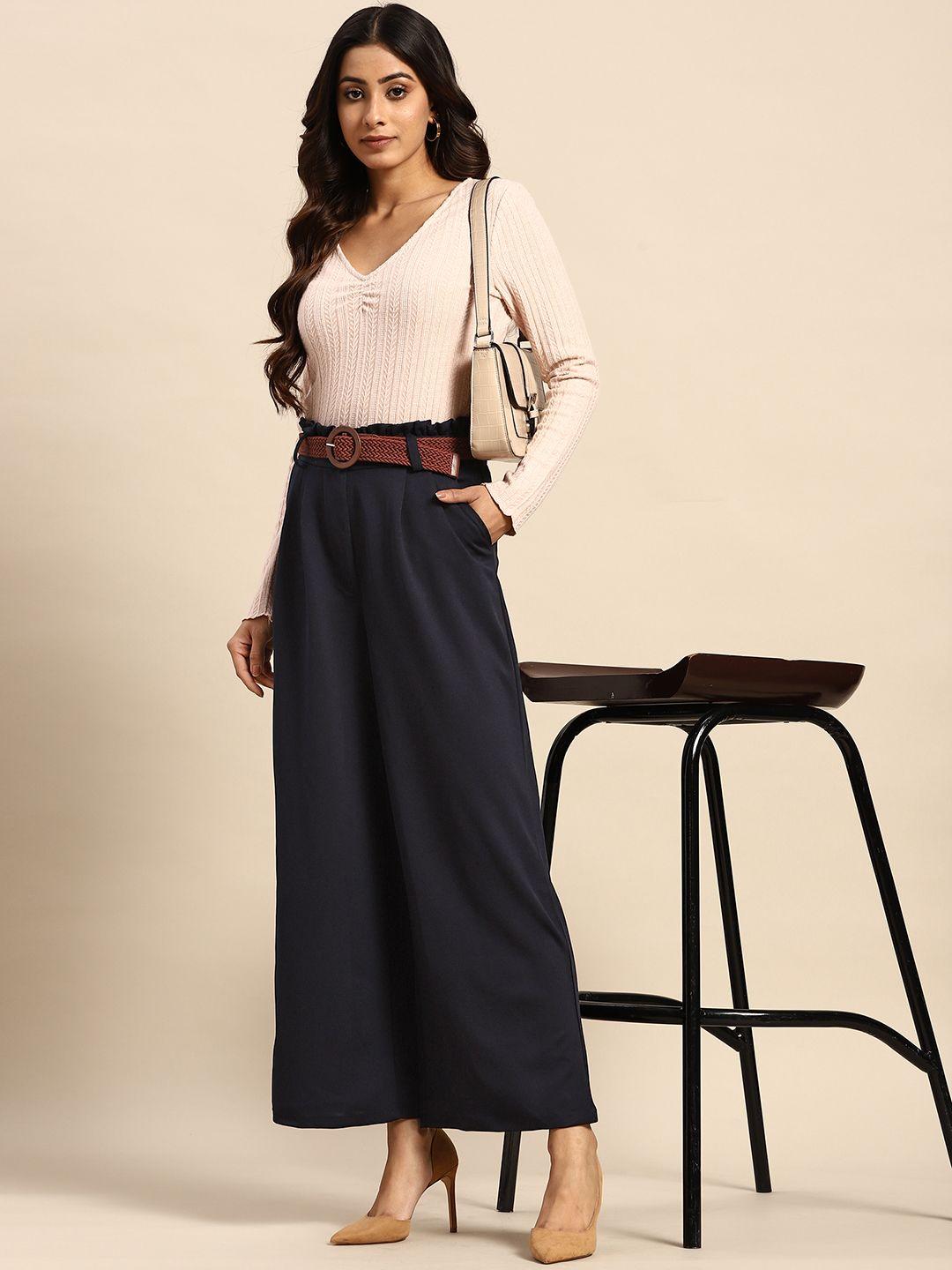 all about you women wide leg trousers