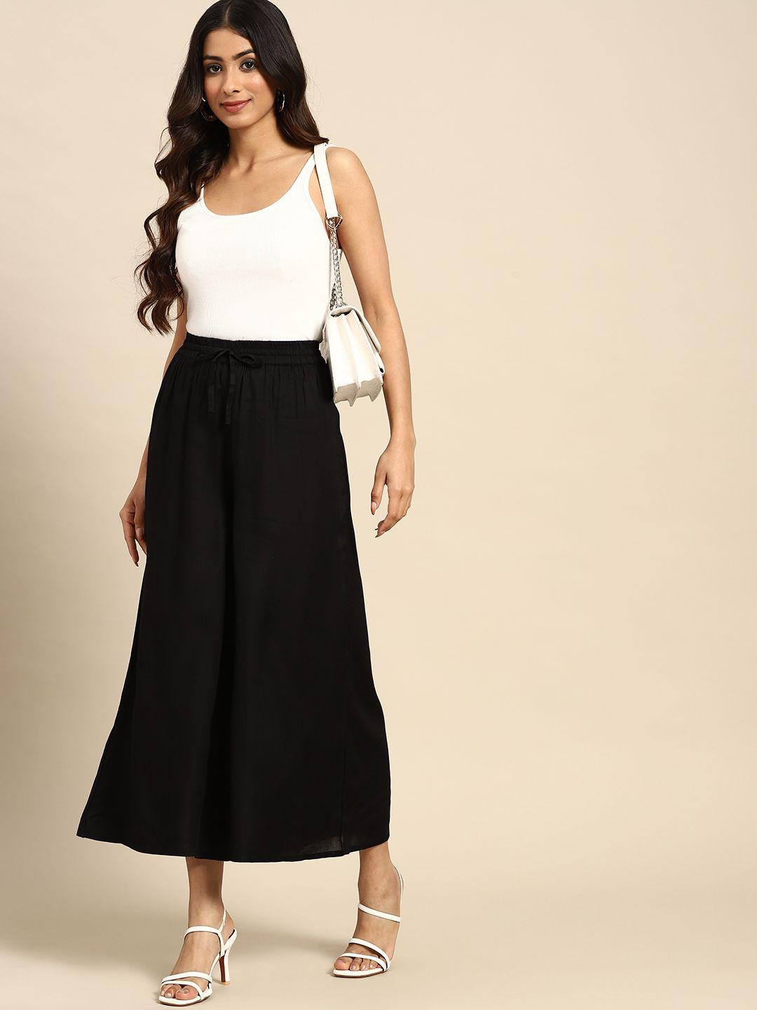 all about you women wide leg trousers