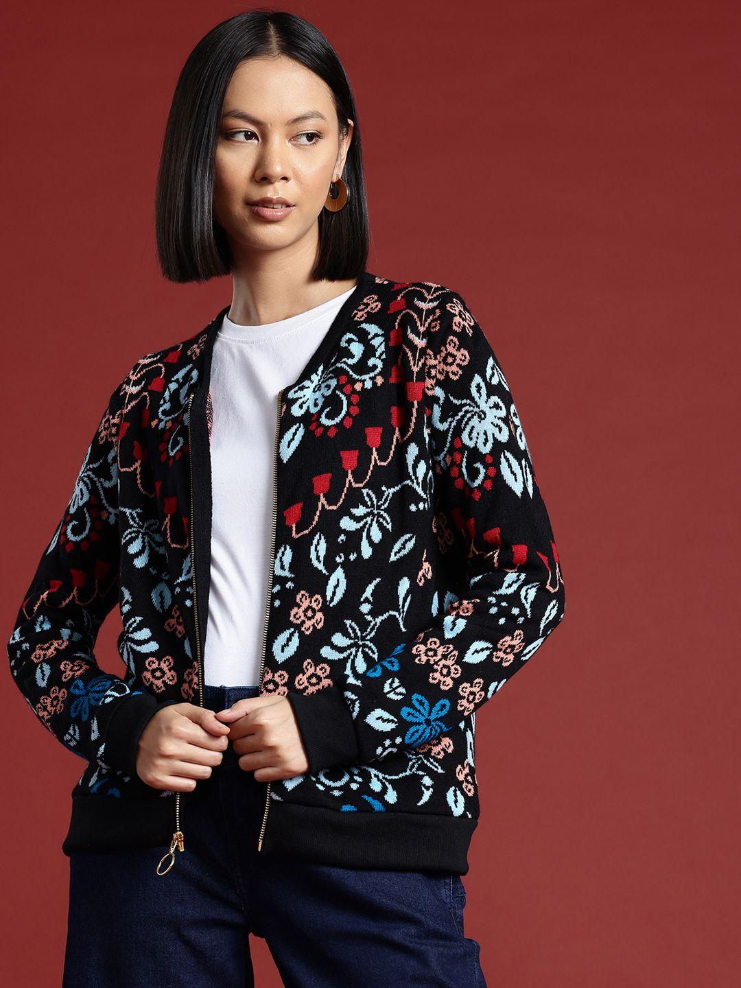 all about you woven design regular cardigan