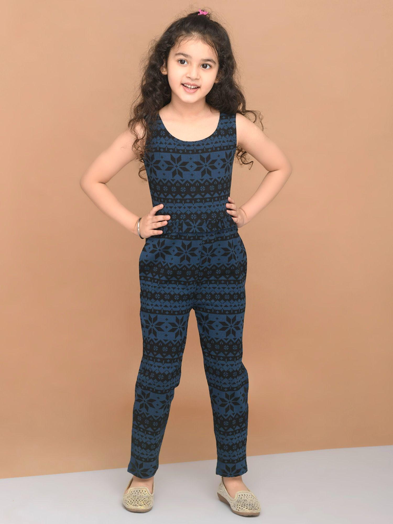 all over aztec print jumpsuit