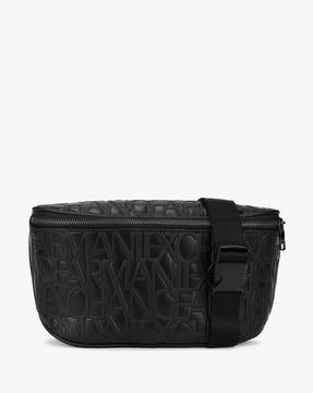 all over embossed belt bag