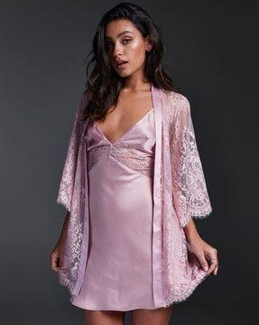 all-over lace isabella kimono