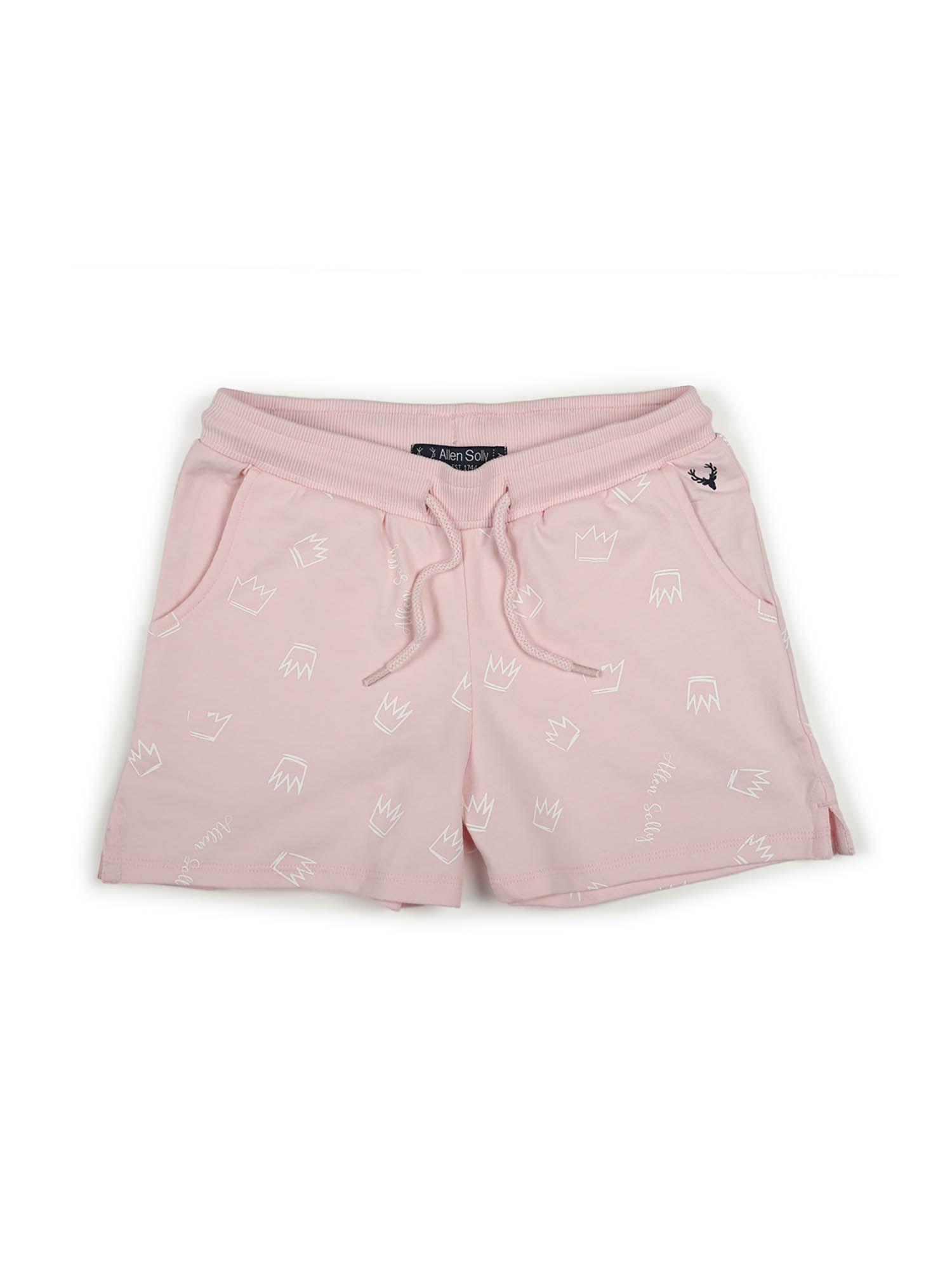 all over pink shorts