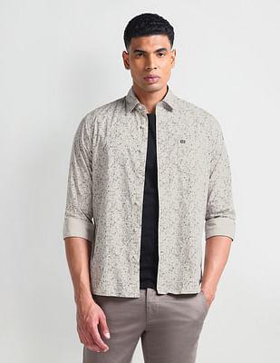 all over print oxford shirt