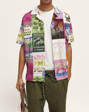 all over print short sleeve shirt