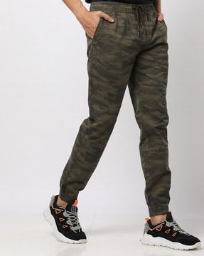 all-over print slim fit joggers