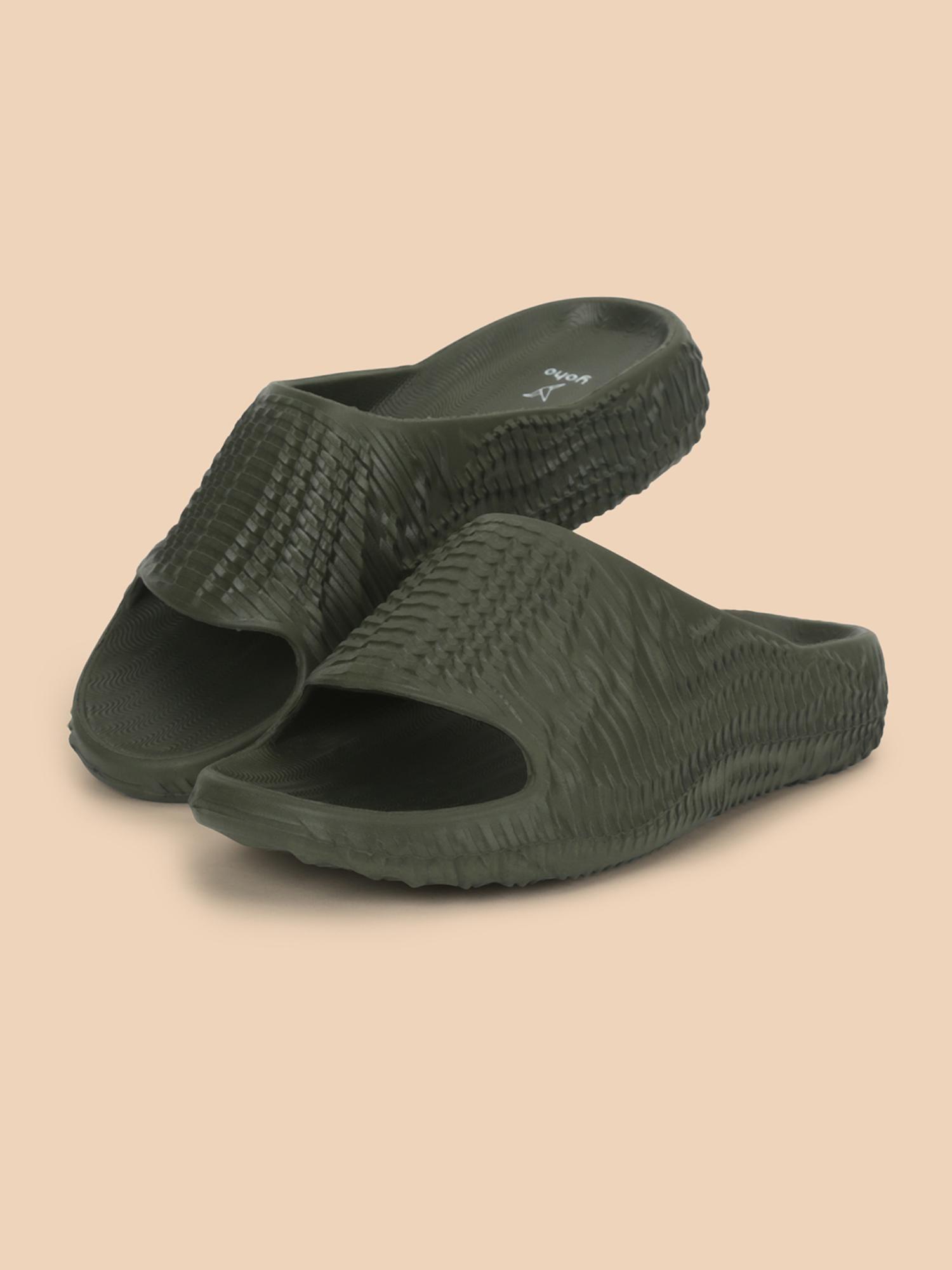 all-terrain sliders for men cushioned slippers lightweight