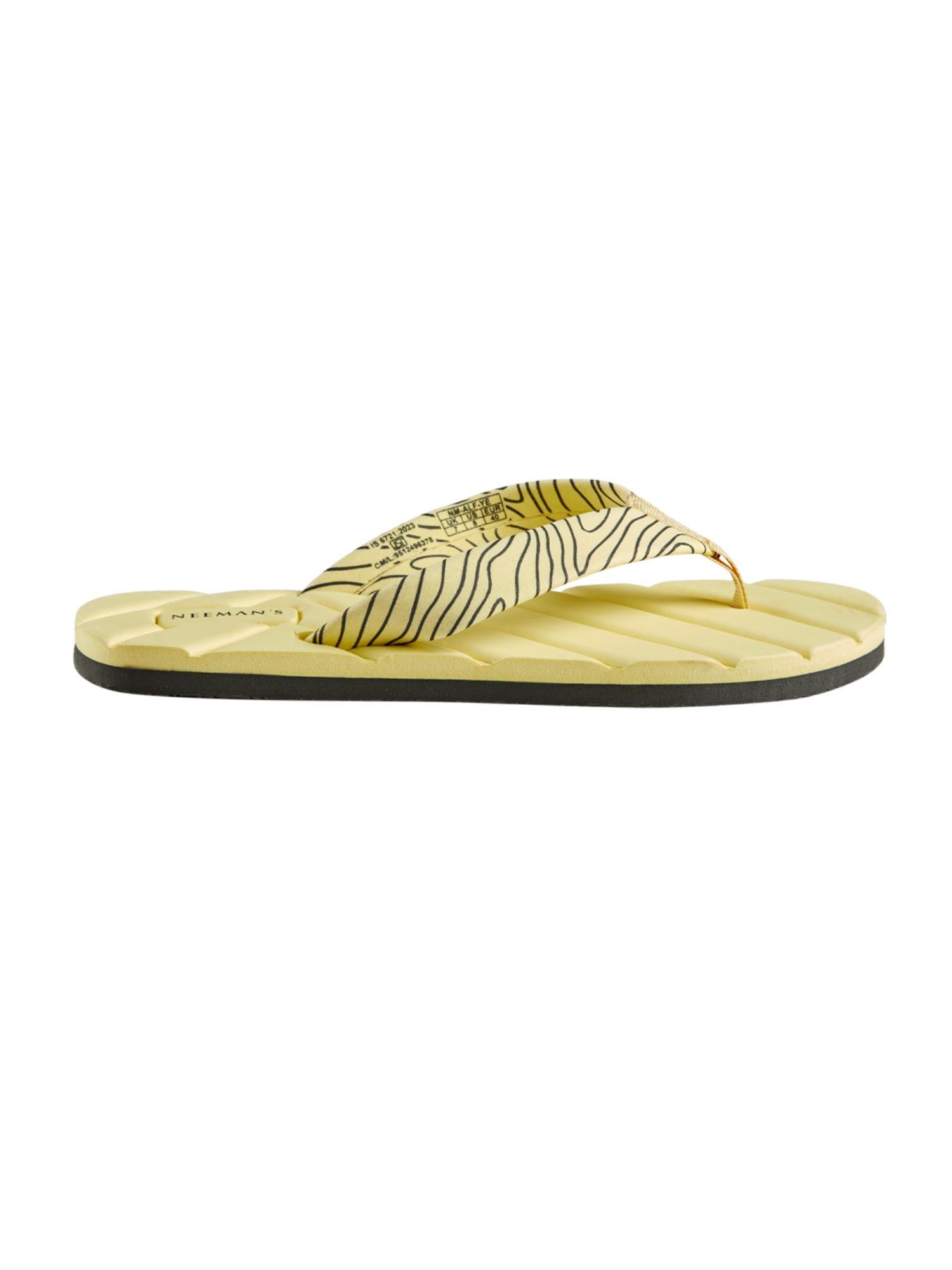 all-vibes flipflops- women yellow