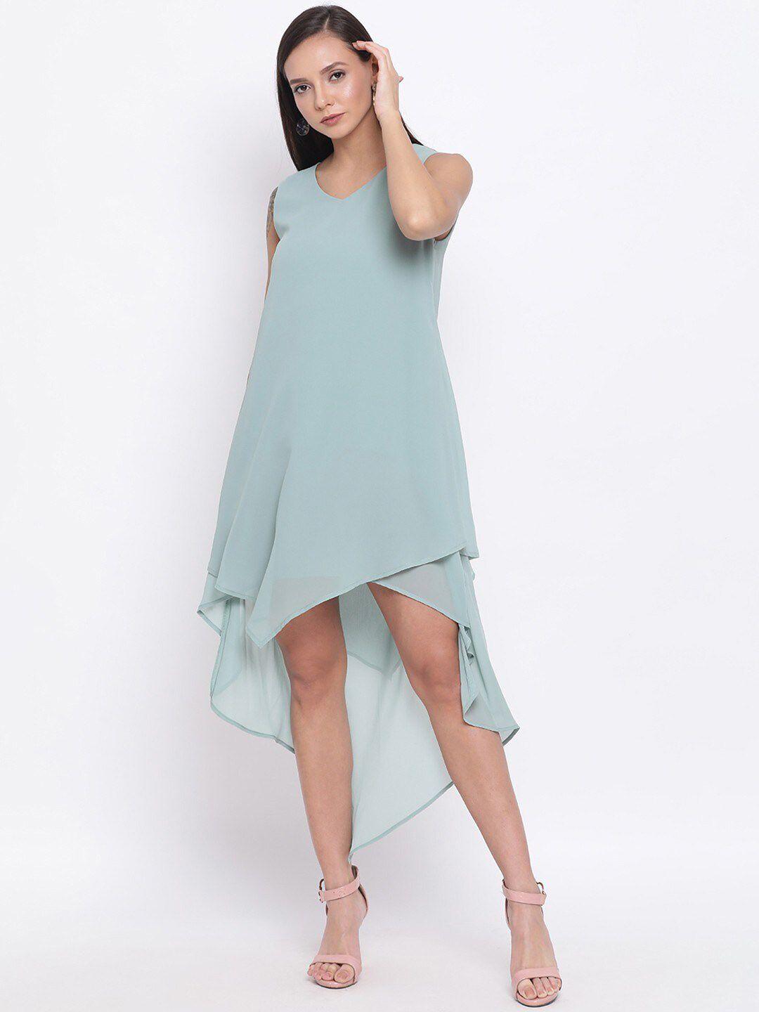 all ways you layered georgette a-line dress