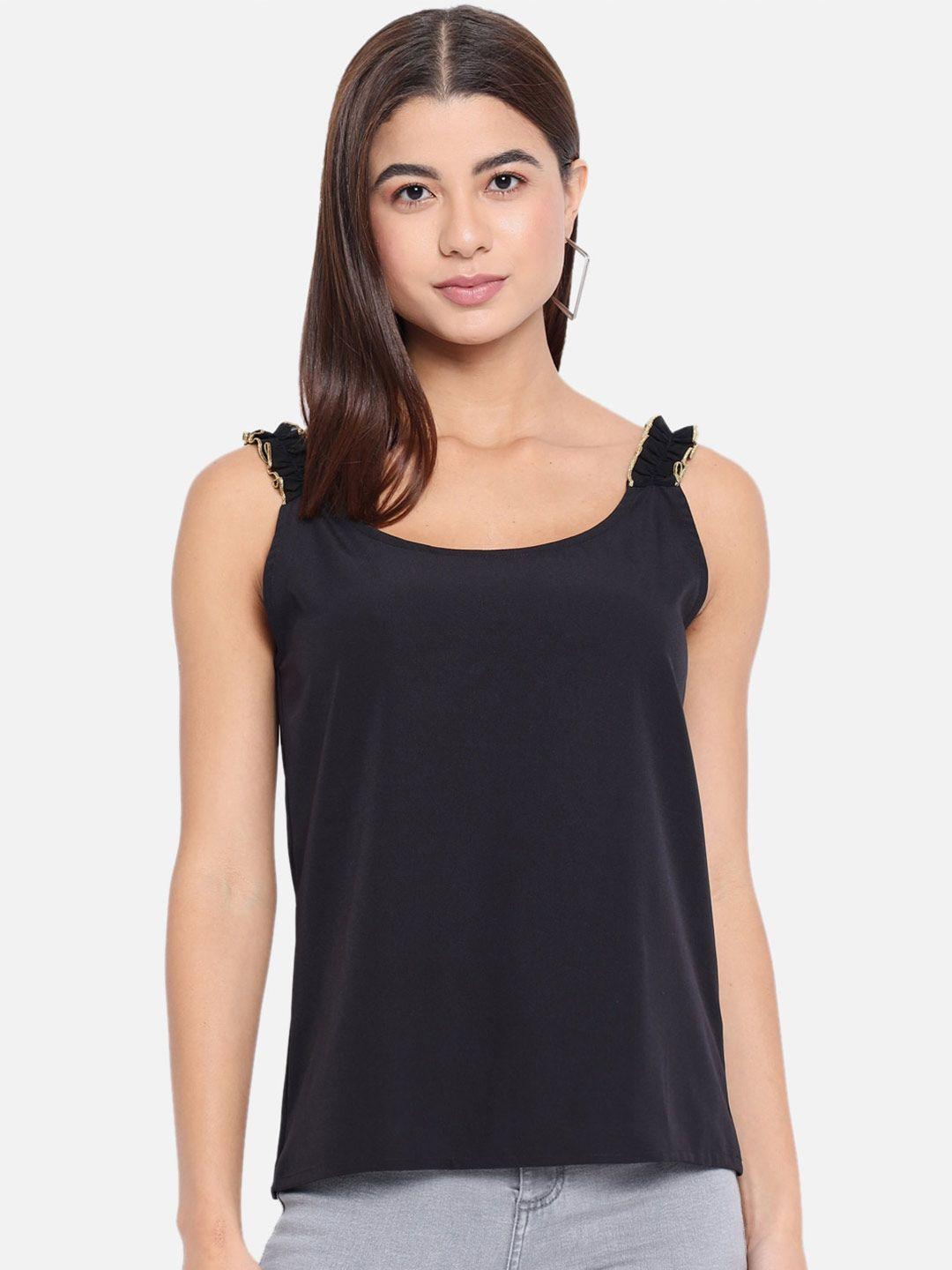 all ways you shoulder straps crepe top