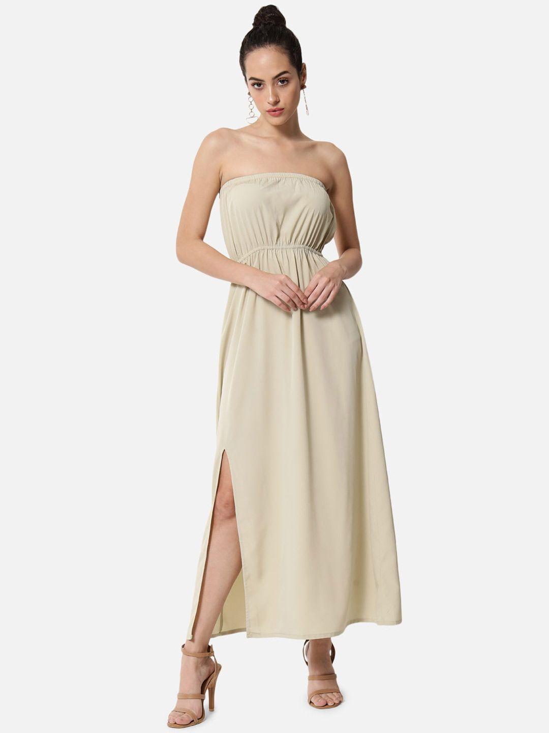 all ways you strapless crepe maxi dress